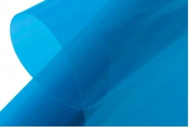 KAV60.12016.2 Bügelfolie KAVAN transparent-blau 2mtr.